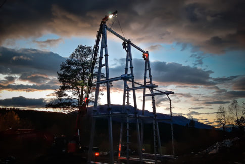mast linje