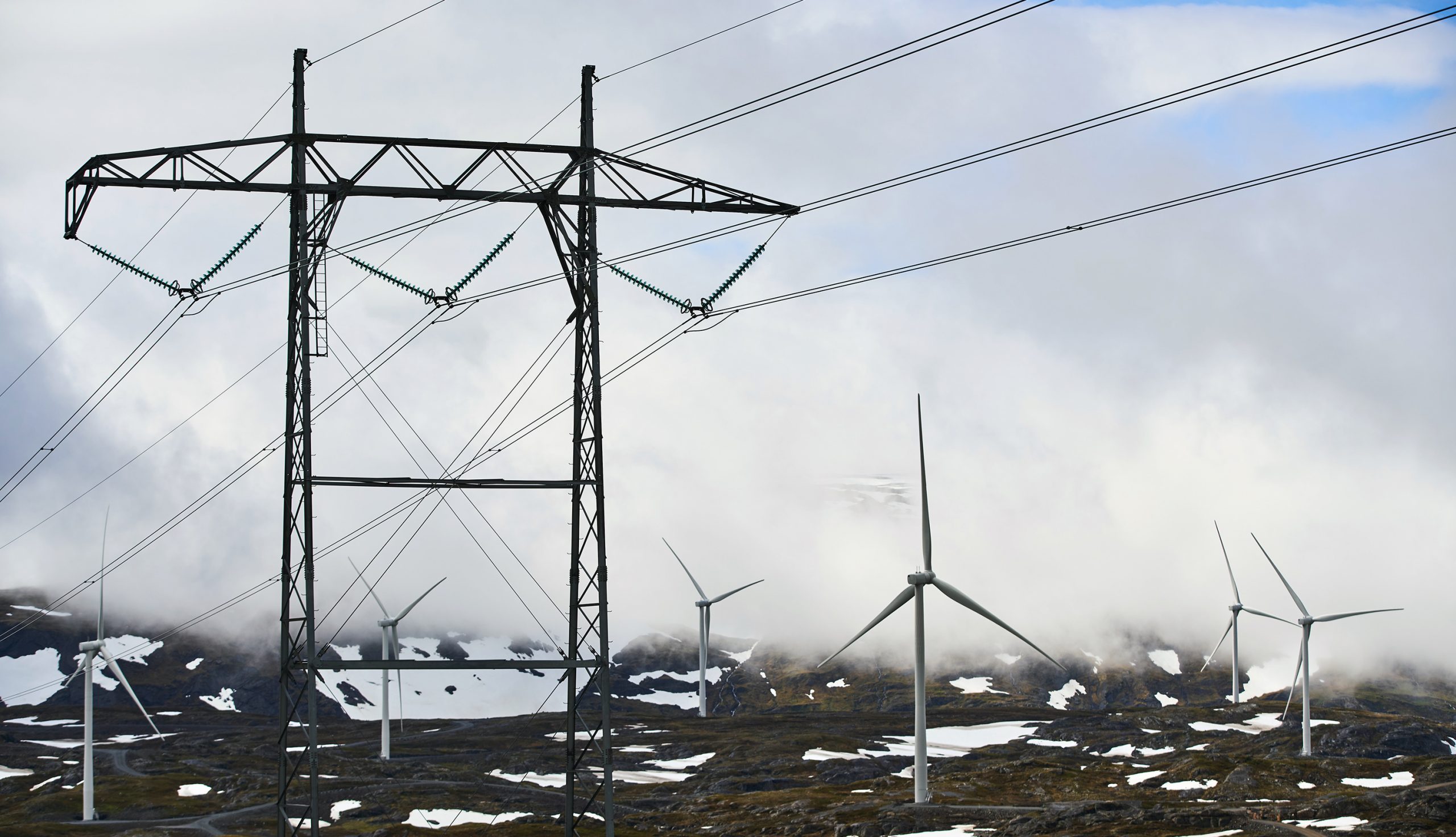 mast sørfjord vindkraftverk vindturbiner