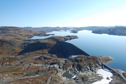 dam Nyhellervatn i Aurland kommune