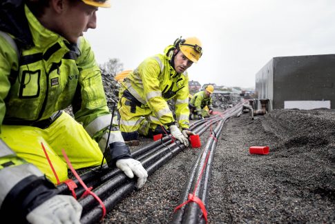 kabellegging grøft kabel