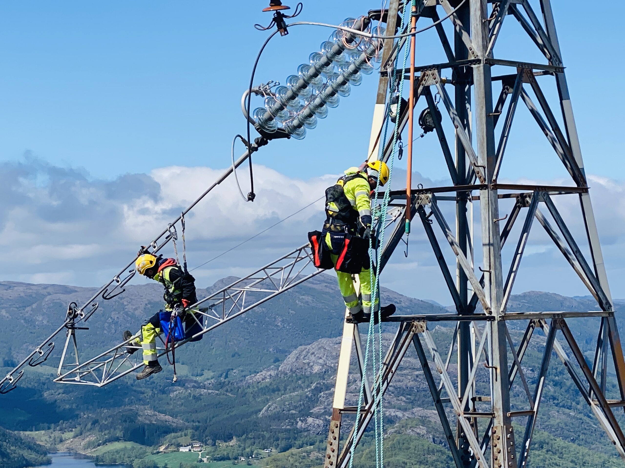 statnett mast fjordspenn